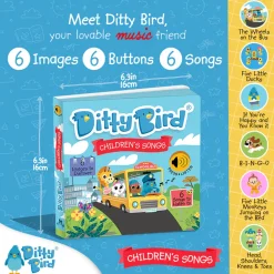 Ditty Bird Musical Books - Children's Songs
