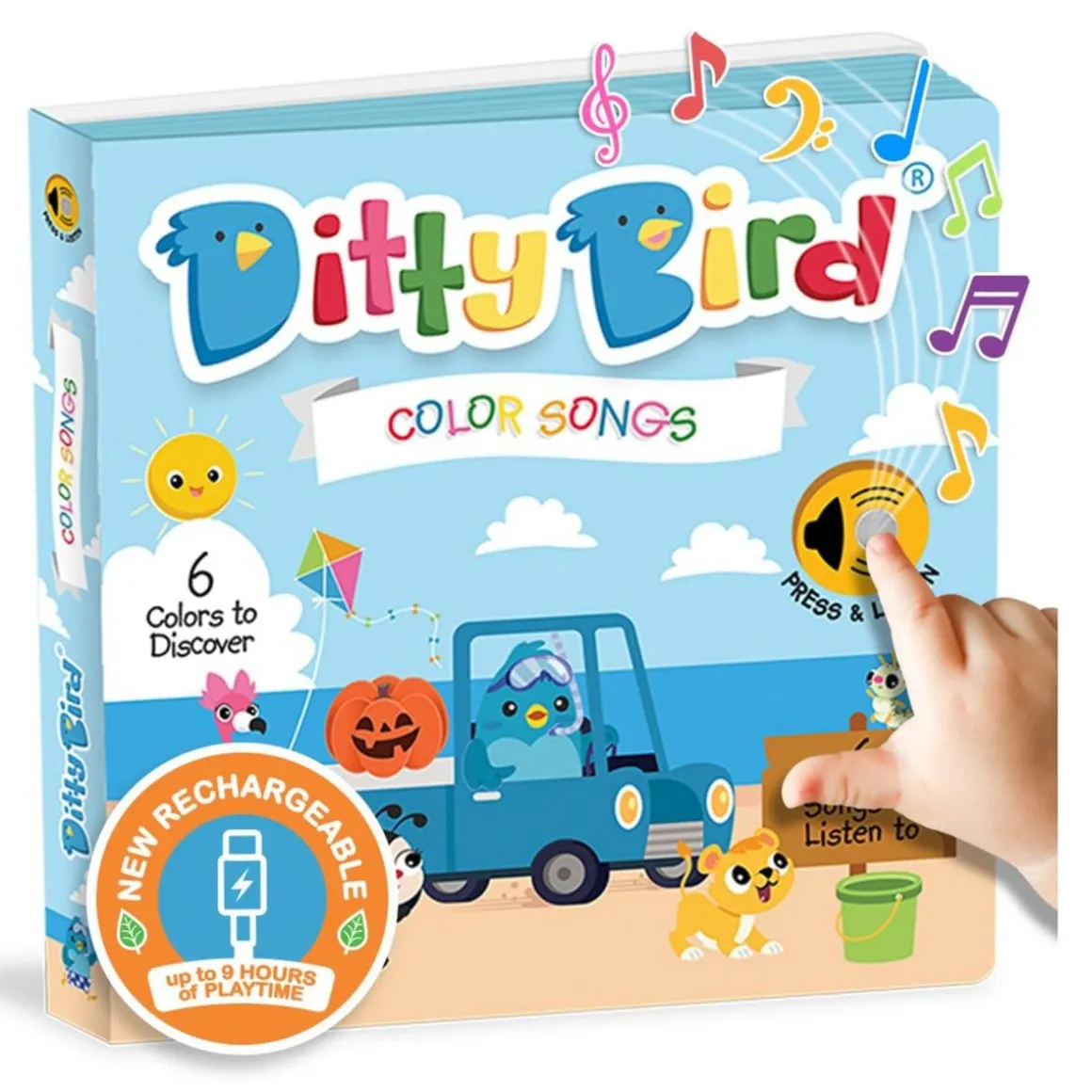 Ditty Bird Musical Books - Color Songs