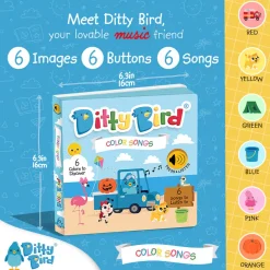 Ditty Bird Musical Books - Color Songs