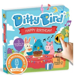Ditty Bird Musical Books - Happy Birthday