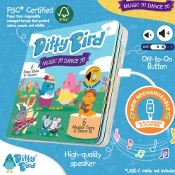 Ditty Bird Musical Books - Music to Dance to