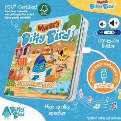 Ditty Bird Musical Books - Where's Ditty Bird