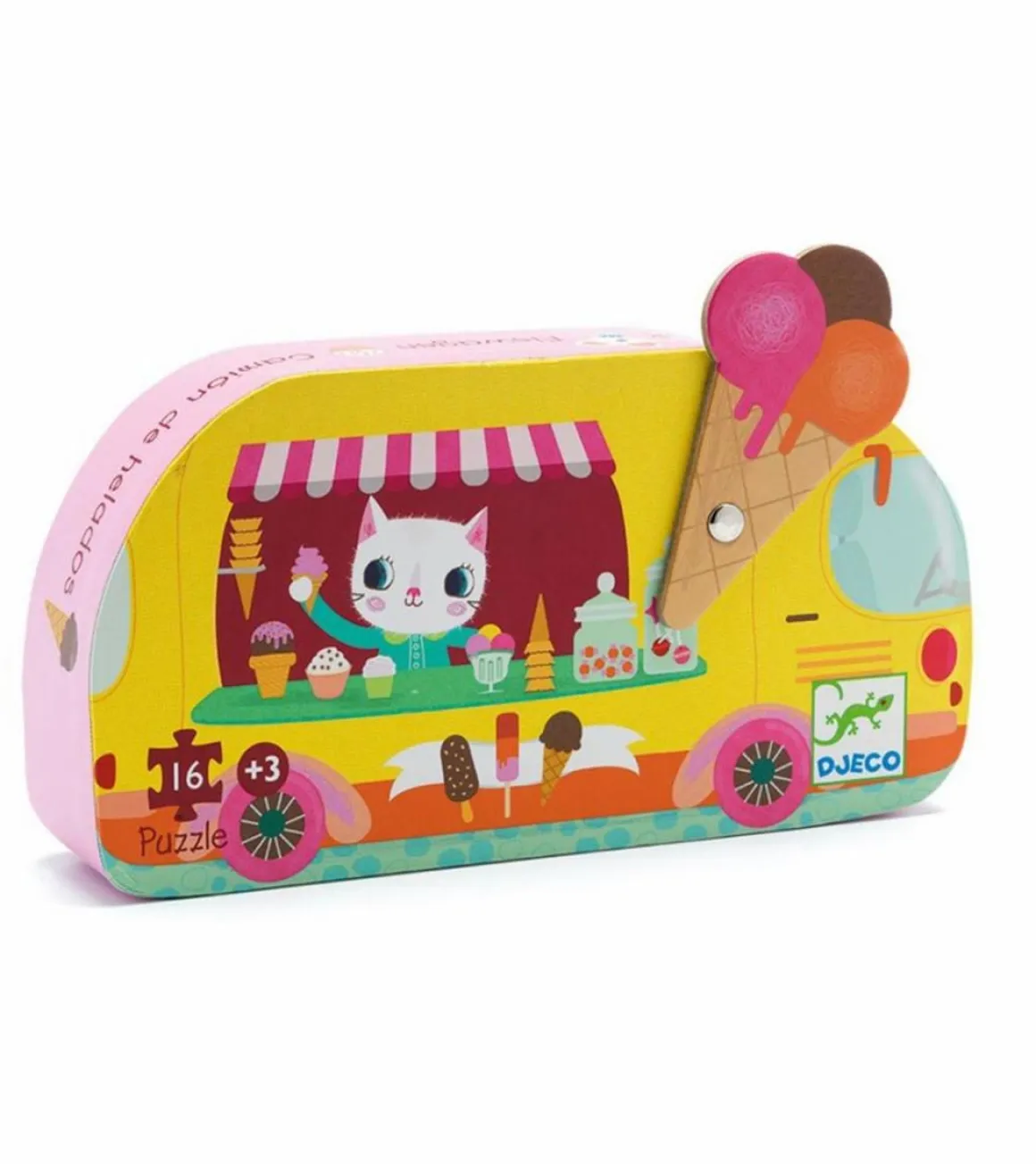 Djeco Ice Cream Truck Silhouette Puzzle