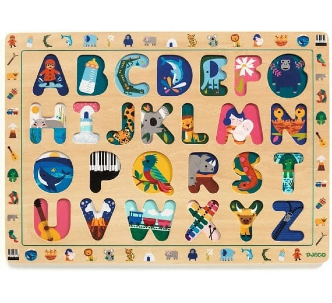 Djeco International ABC Wooden Puzzle