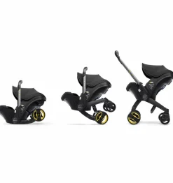 Doona+ Infant Car Seat & Stroller + SensAlert Pad Bundle - Blush Pink