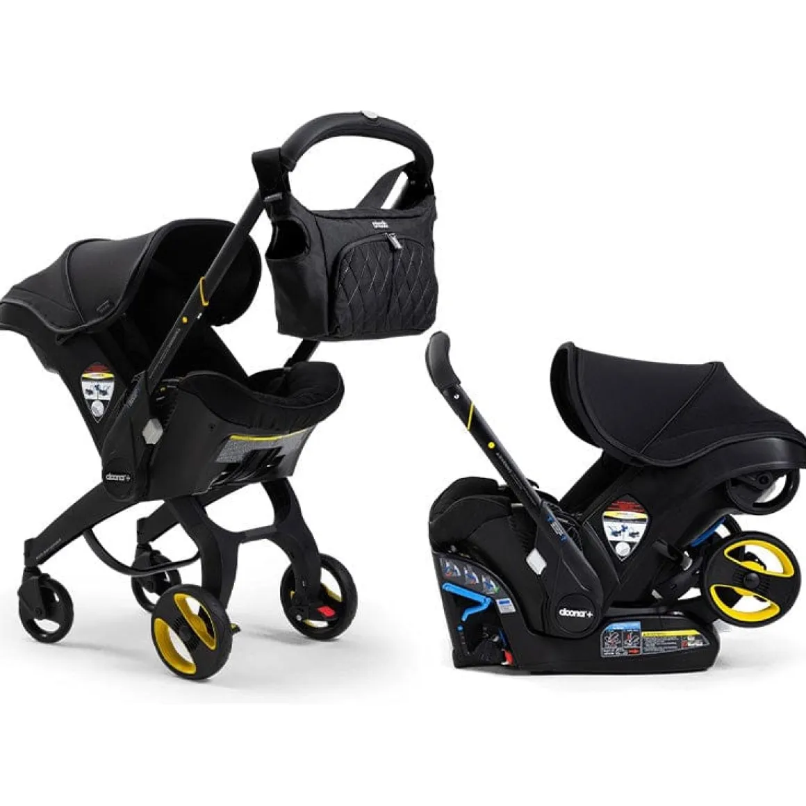 Doona+ Infant Car Seat & Stroller - Midnight