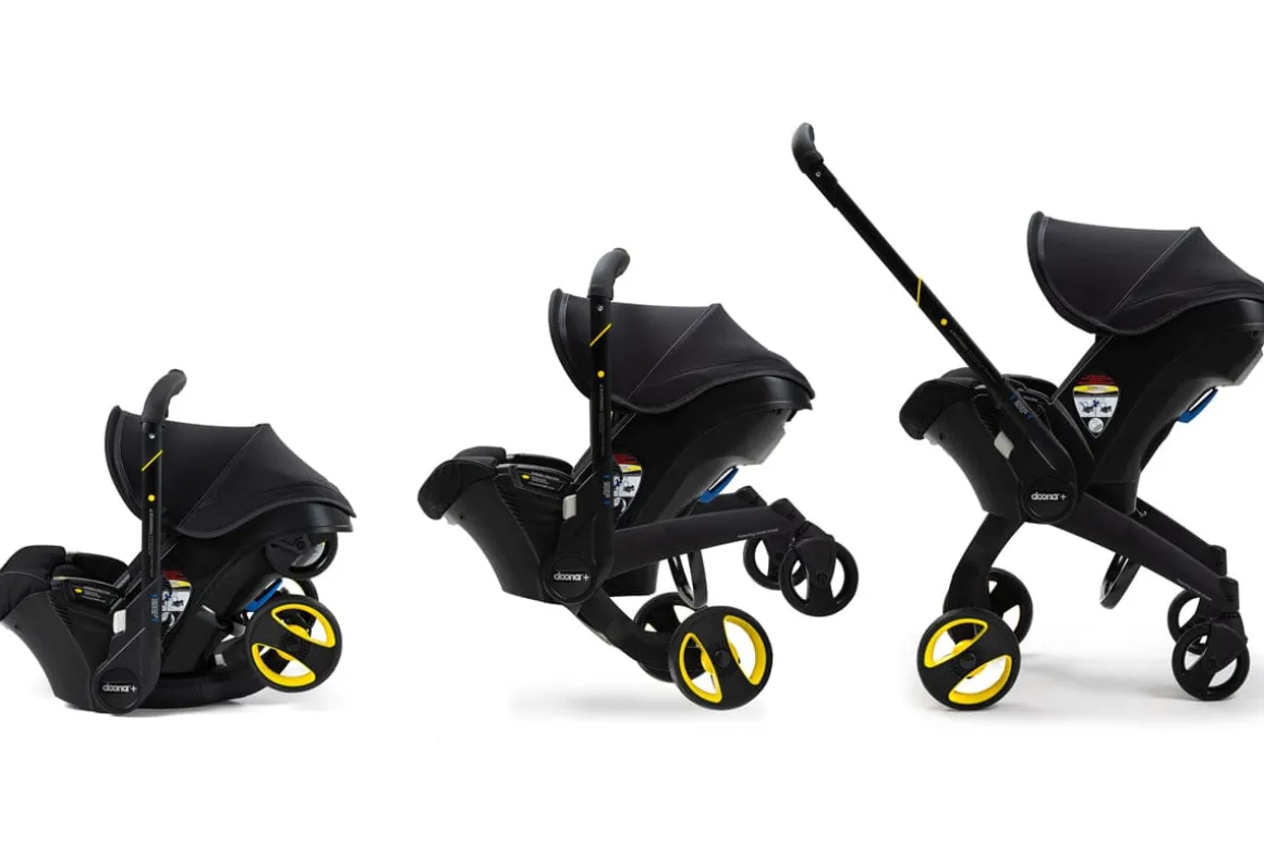 Doona+ Infant Car Seat & Stroller - Midnight