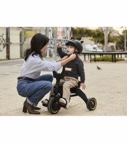 Doona Liki Trike S3 + Liki Helmet Bundle - Flame Red / Black