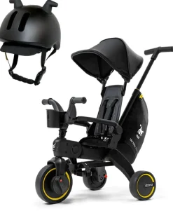 Doona Liki Trike S5 + Liki Helmet Bundle - Midnight / Black