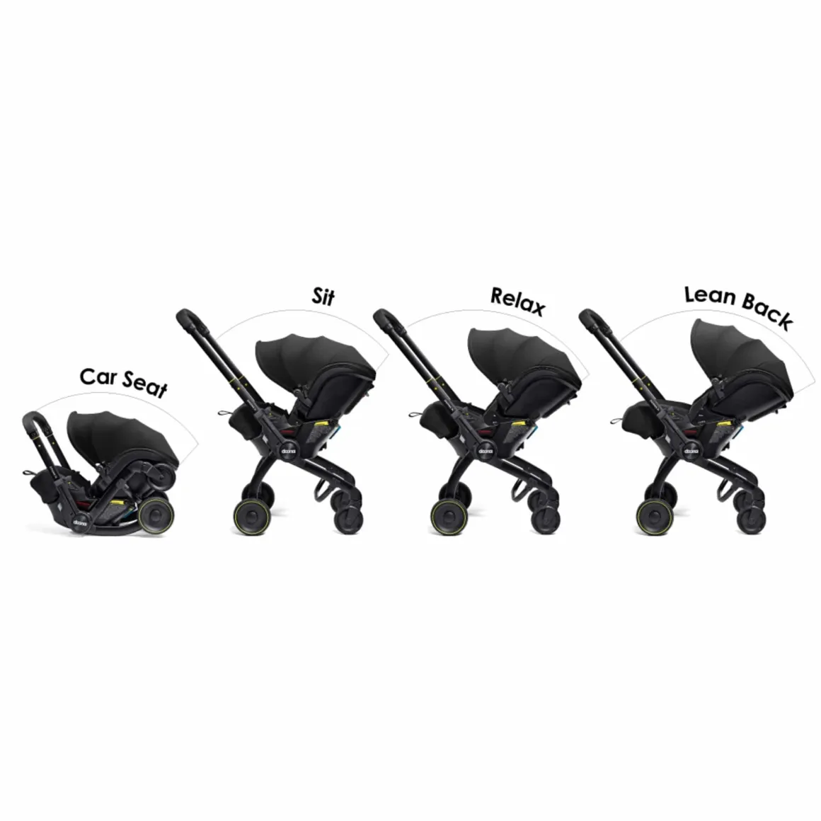 Doona X Infant Car Seat & Stroller - Nitro Black