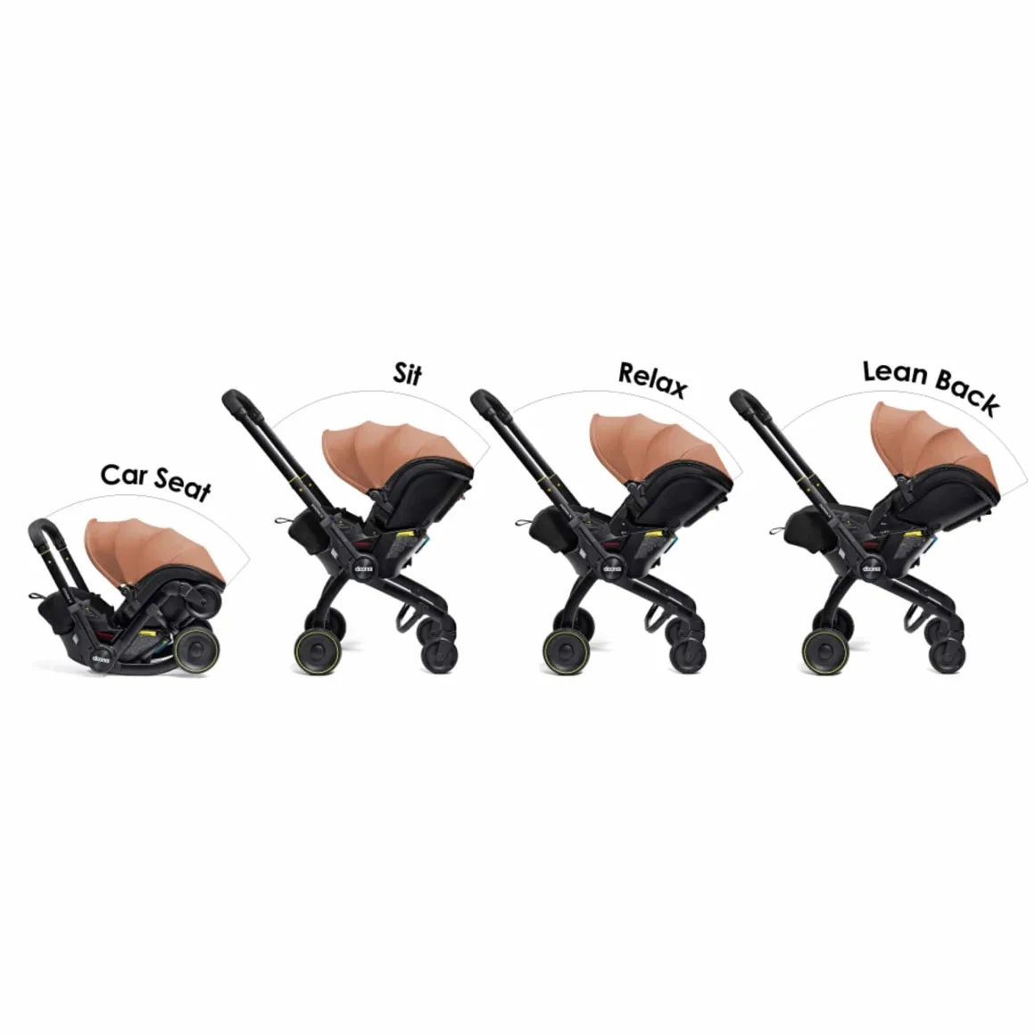 Doona X Infant Car Seat & Stroller - Terracotta