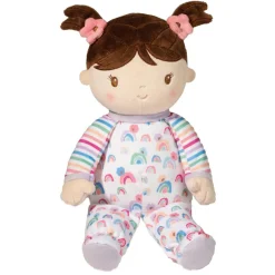 Douglas Isabelle Rainbow Stripe Doll