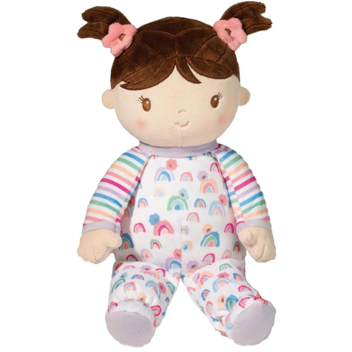 Douglas Isabelle Rainbow Stripe Doll
