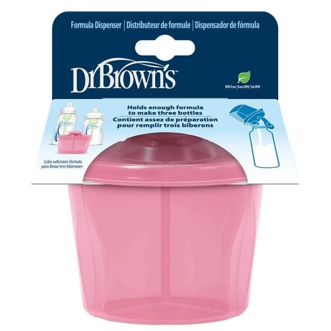Dr. Brown's Formula Dispenser - Pink