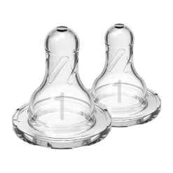 Dr. Brown's Level-1 Standard Neck Nipple, 2-Pack