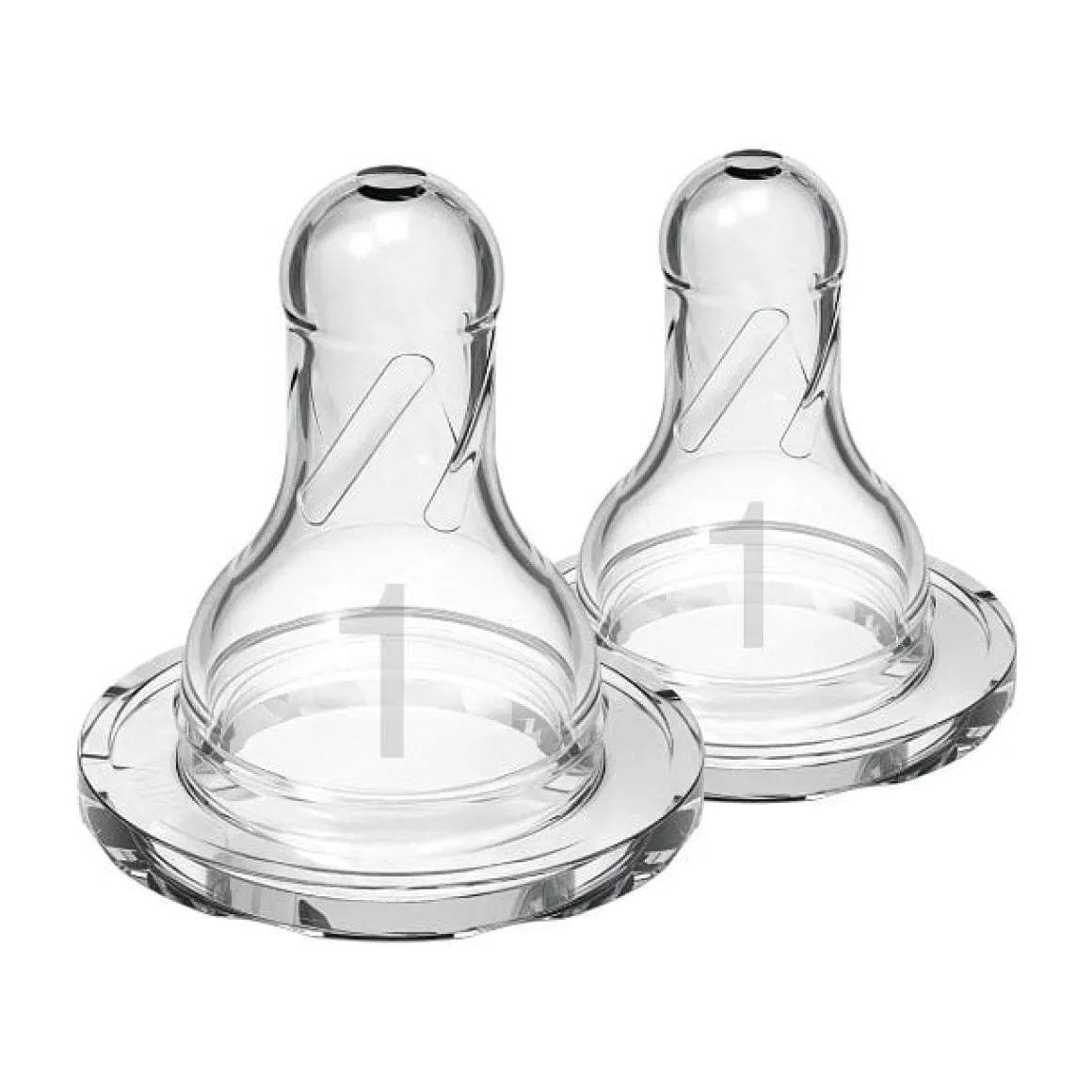 Dr. Brown's Level-1 Standard Neck Nipple, 2-Pack