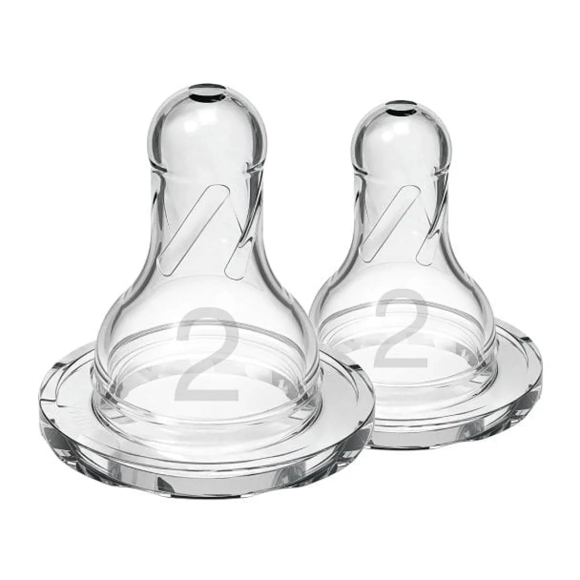 Dr. Brown's Level-2 Standard Neck Nipple, 2-Pack