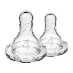 Dr. Brown's Level-4 Standard Neck Nipple, 2-Pack
