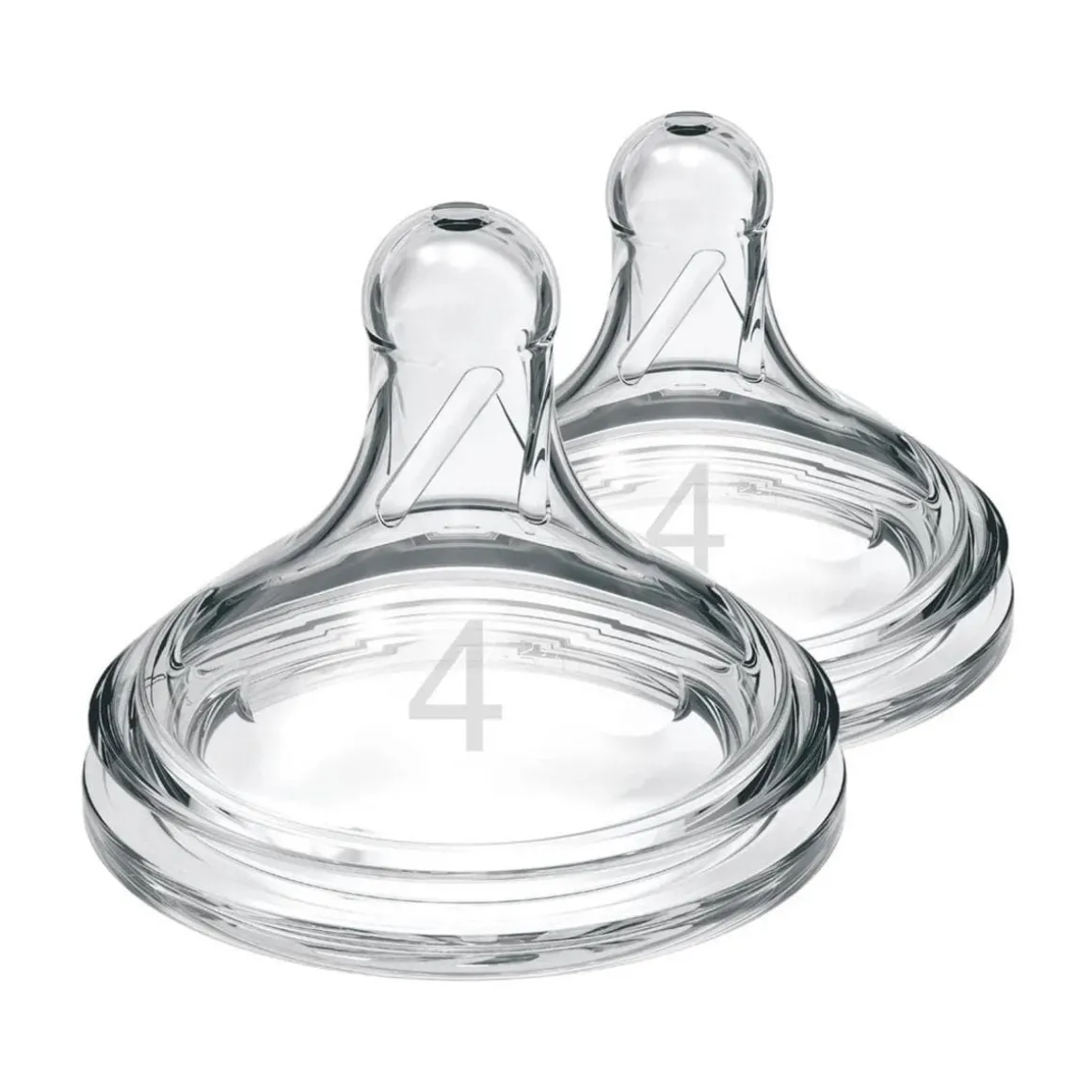 Dr. Brown's Natural Flow Wide-Neck Baby Bottle Silicone Nipple - Level 4, 2 Pack