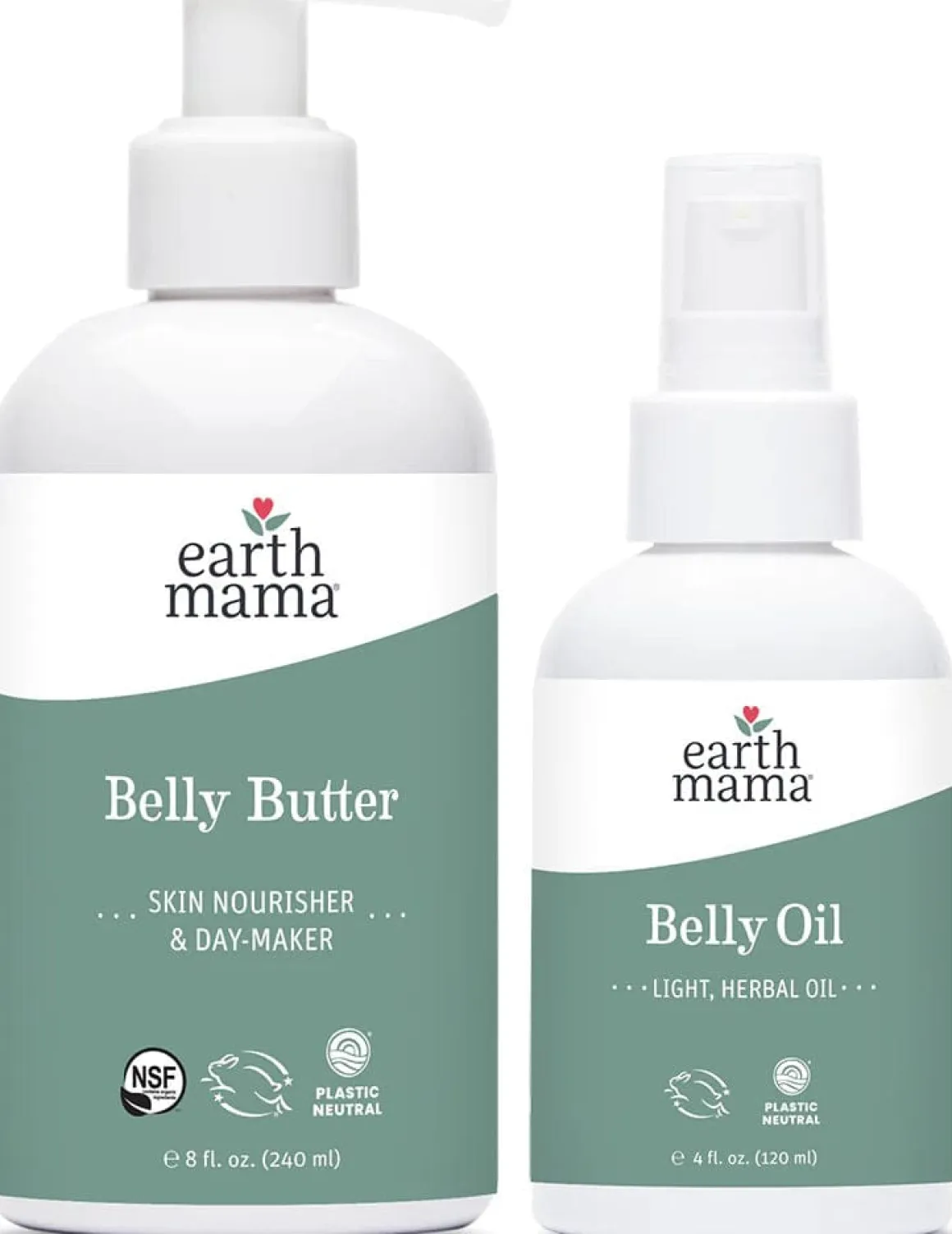 Earth Mama Belly Bundle - Belly Butter and Belly Oil