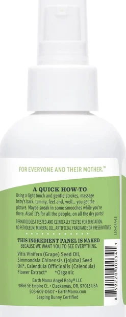 Earth Mama Calendula Baby Oil, 4 fl. oz.