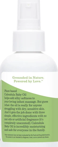 Earth Mama Calendula Baby Oil, 4 fl. oz.