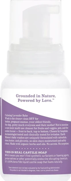 Earth Mama Calming Lavender Castile Baby Wash, 5.3 fl. oz.