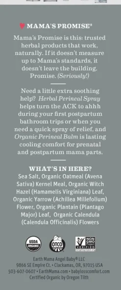 Earth Mama Organic Herbal Sitz Bath