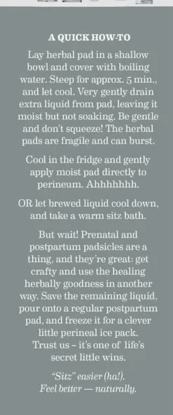 Earth Mama Organic Herbal Sitz Bath