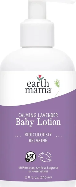 Earth Mama Ridiculously Relaxing Lavender Baby Wash and Lotion Bundle