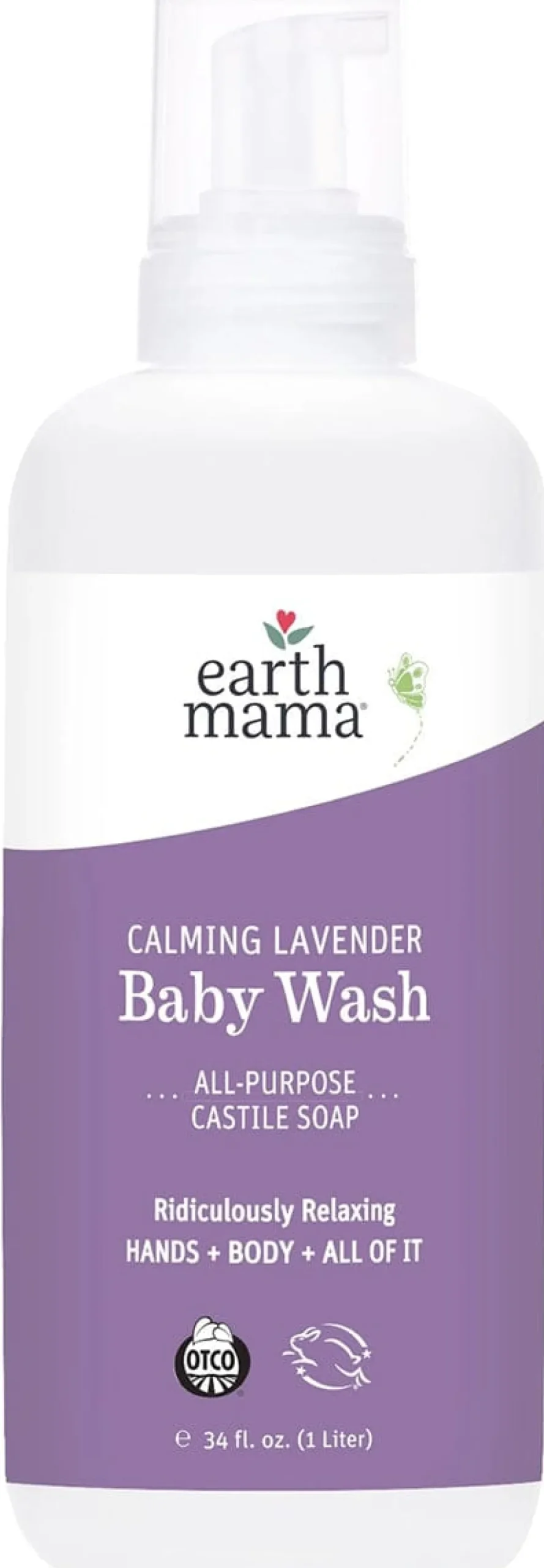 Earth Mama Ridiculously Relaxing Lavender Baby Wash and Lotion Bundle