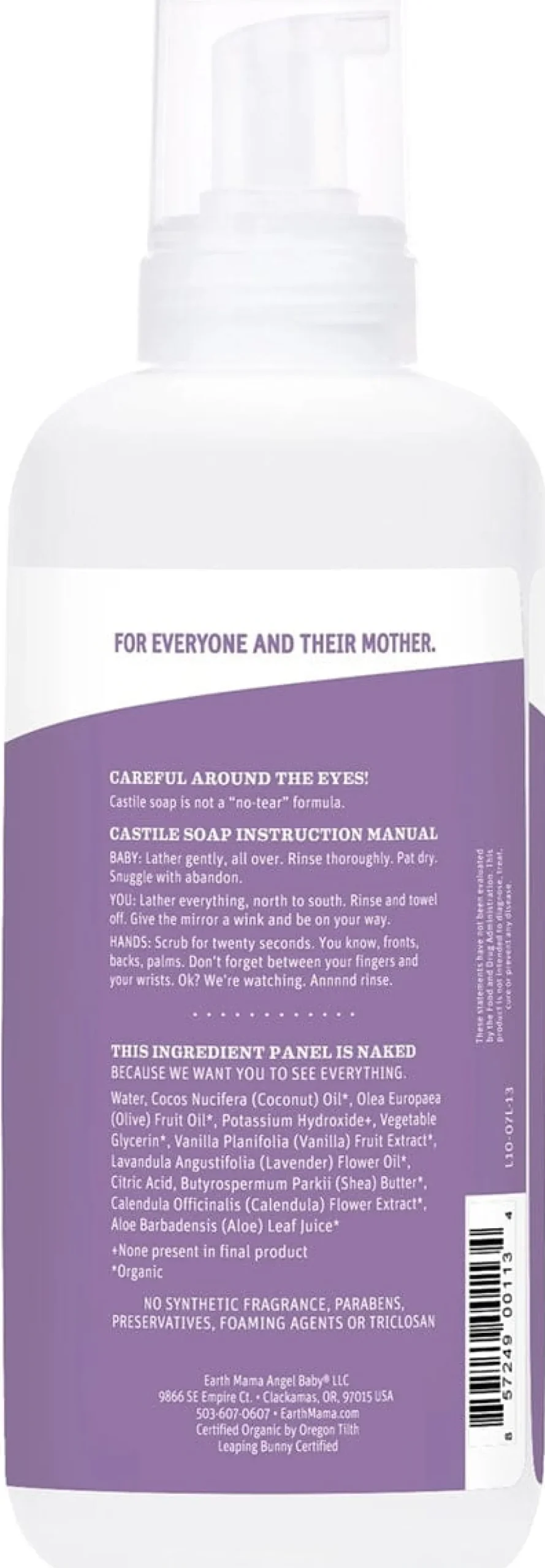 Earth Mama Ridiculously Relaxing Lavender Baby Wash and Lotion Bundle