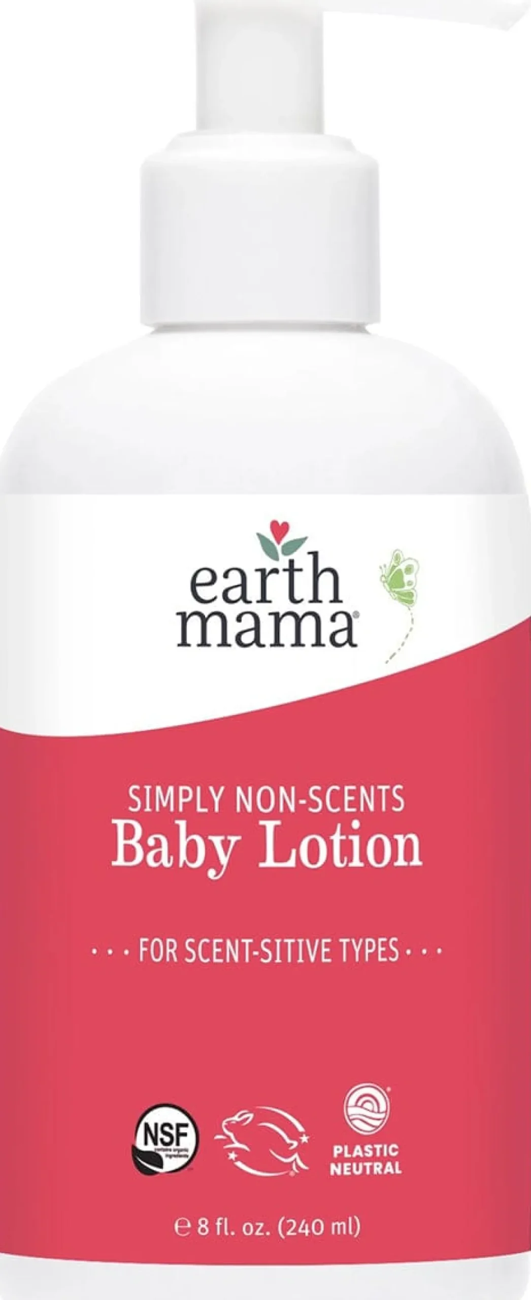 Earth Mama Simply Non-Scents Baby Lotion, 8 fl. oz.