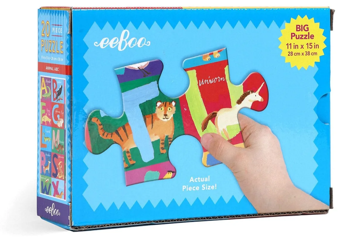 eeBoo 20 Piece Big Puzzle - Animal ABC