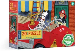 eeBoo 20 Piece Big Puzzle - Red Fire Truck