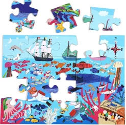 eeBoo 20 Piece Big Puzzle - Sea Exploration