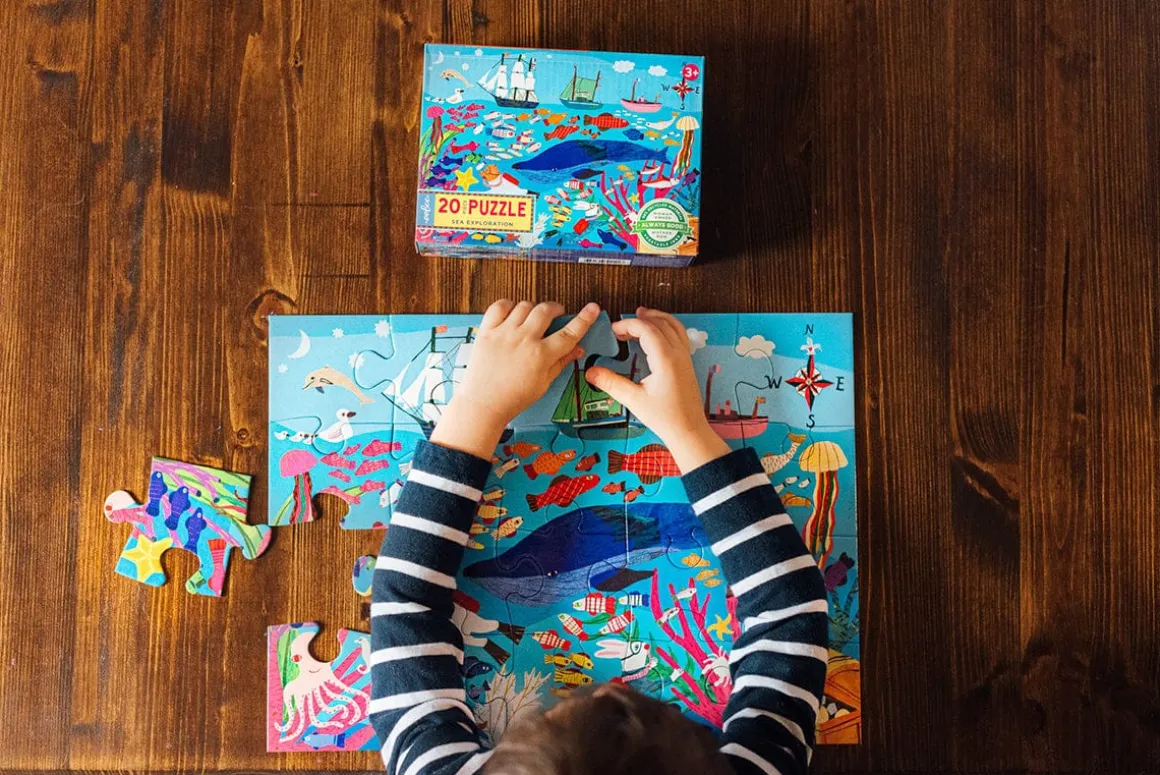 eeBoo 20 Piece Big Puzzle - Sea Exploration