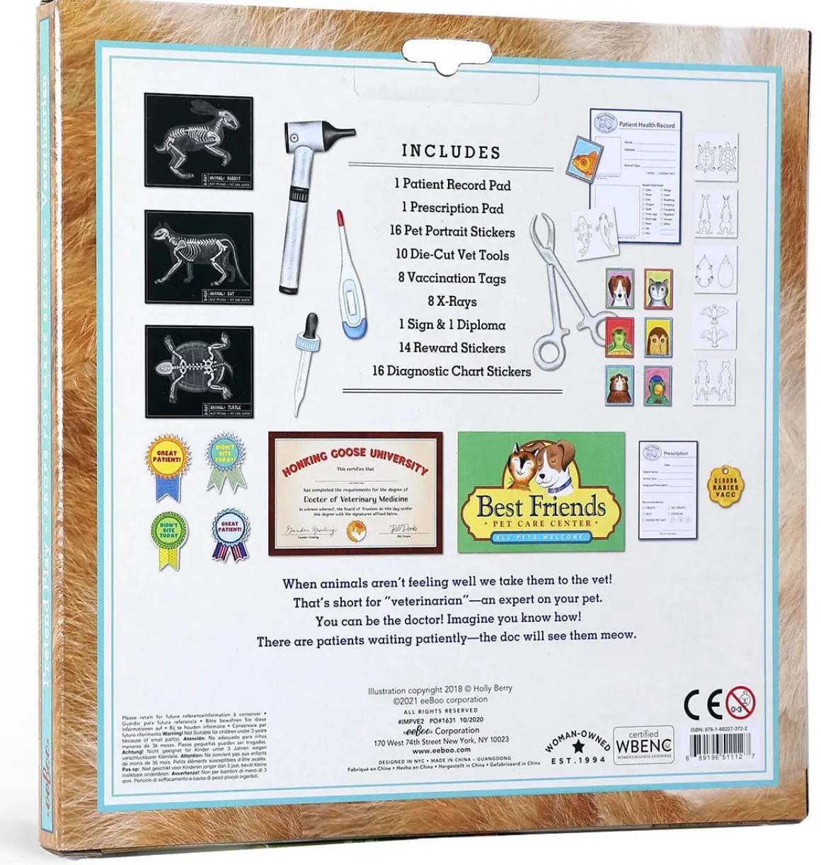 eeBoo Pretend Play Set - Veterinarian