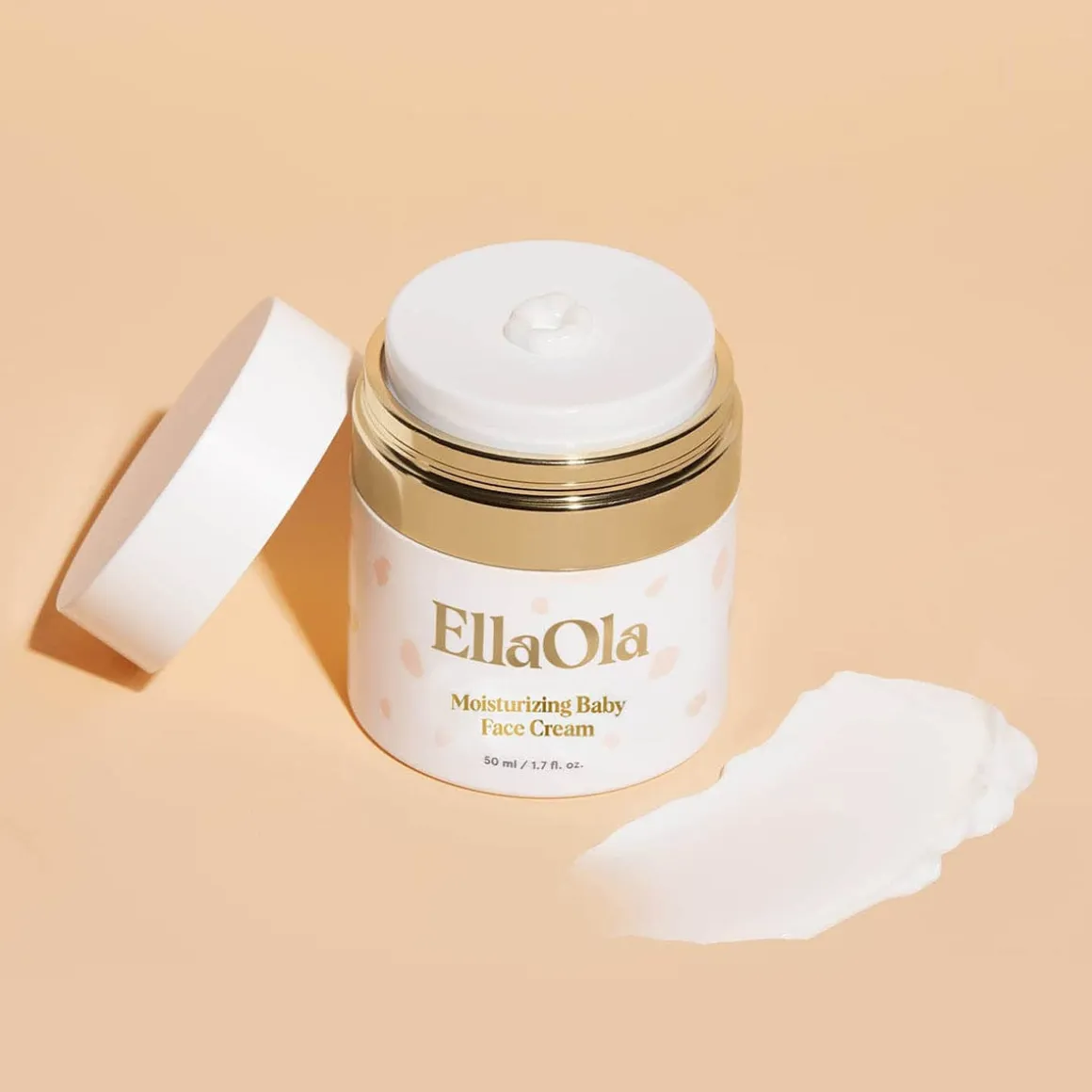 EllaOla Moisturizing Baby Face Cream, Fragrance Free