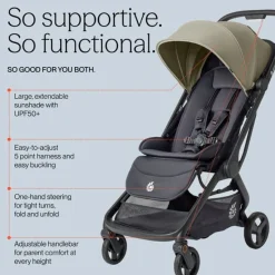 Ergobaby Metro 3 Compact City Stroller - Soft Olive