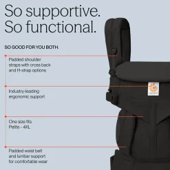 Ergobaby Omni Classic Baby Carrier - Pure Black