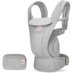 Ergobaby Omni Deluxe Baby Carrier, Mesh - Pearl Grey