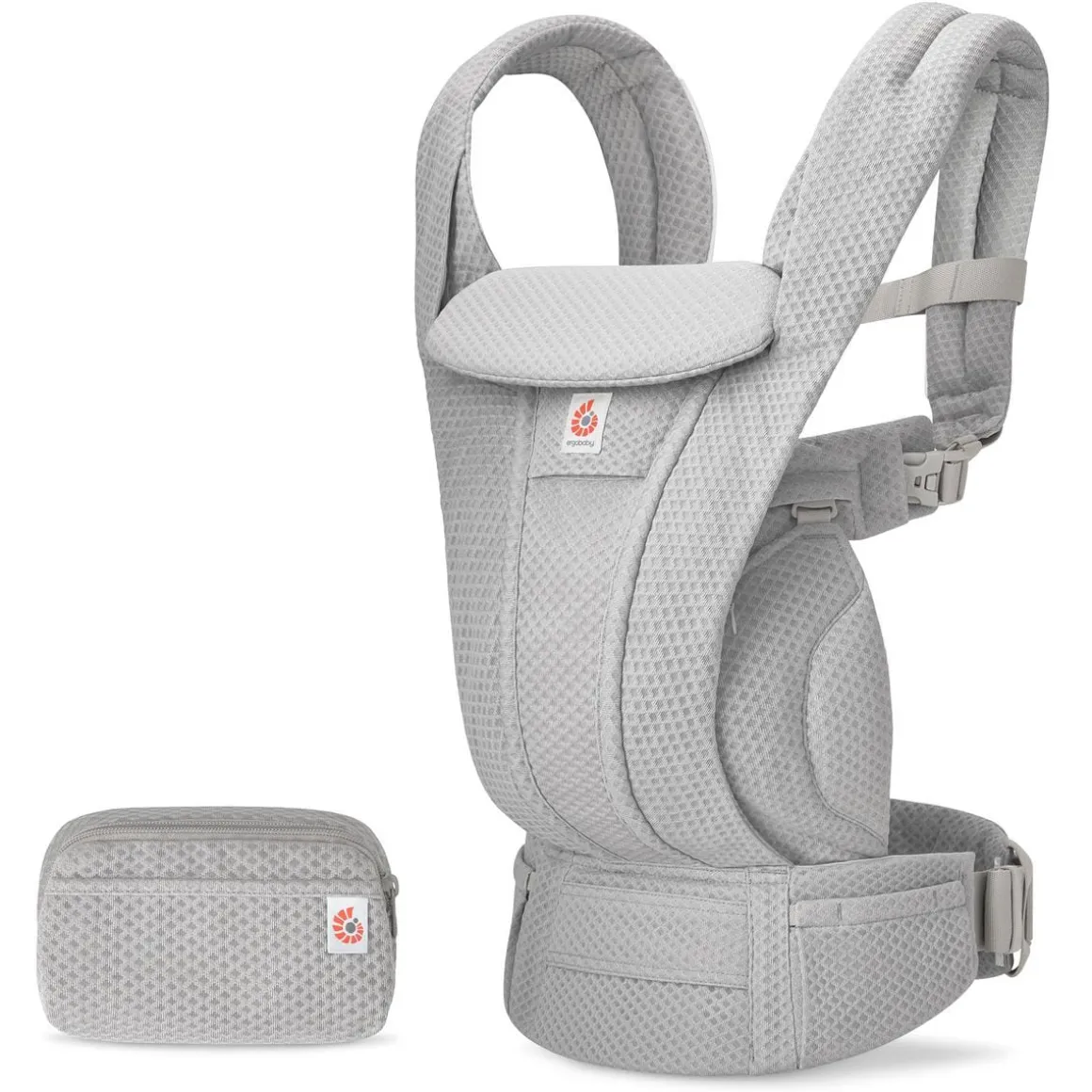 Ergobaby Omni Deluxe Baby Carrier, Mesh - Pearl Grey