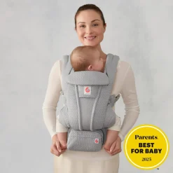 Ergobaby Omni Deluxe Baby Carrier, Mesh - Pearl Grey