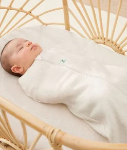 ergoPouch Cocoon Swaddle Sack 1.0 TOG - Oatmeal Marle, 3-6 Months