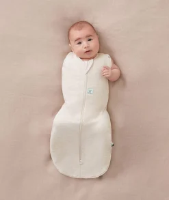ergoPouch Cocoon Swaddle Sack 1.0 TOG - Oatmeal Marle, 6-12 Months