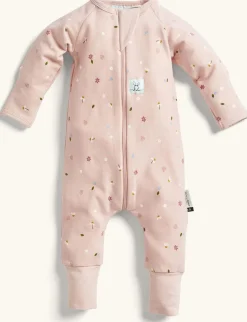 ergoPouch Layers Long Sleeve Romper 1.0 TOG - Daisies, 0-3 Months