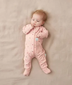 ergoPouch Layers Long Sleeve Romper 1.0 TOG - Daisies, 3-6 Months