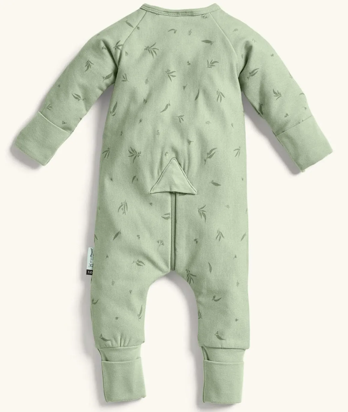 ergoPouch Layers Long Sleeve Romper 1.0 TOG - Willow, 3-6 Months