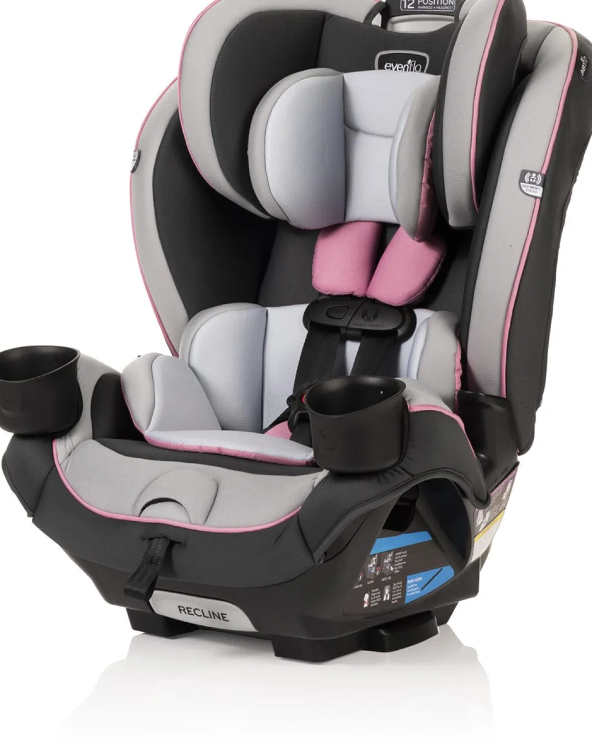 Evenflo EveryKid 3-in-1 Convertible Car Seat - Oneida Pink